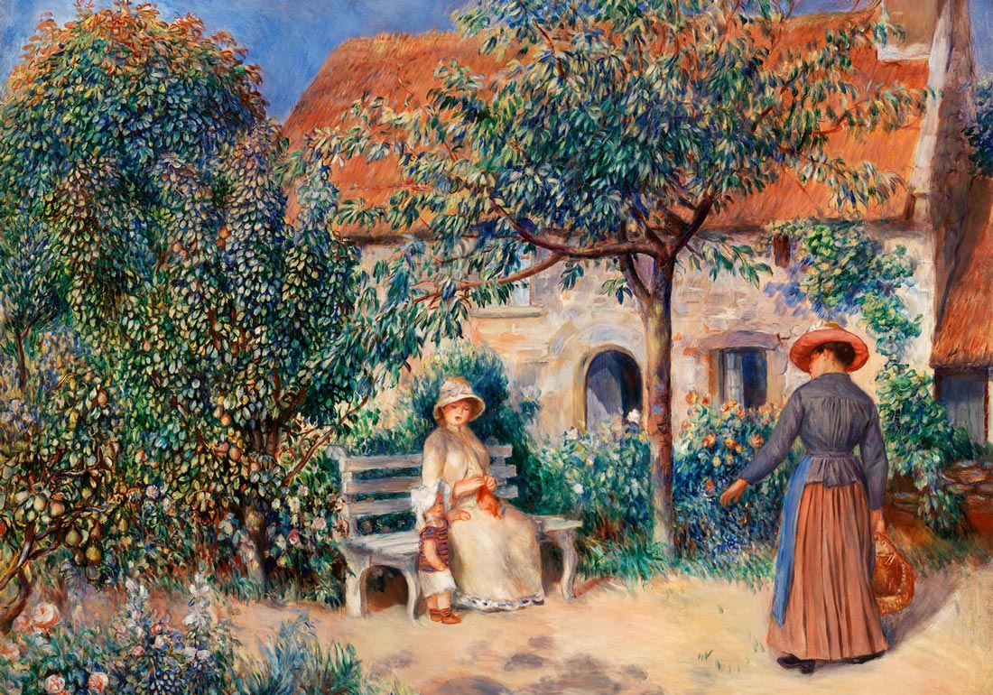 In Brittany Painting by Pierre Auguste Renoir