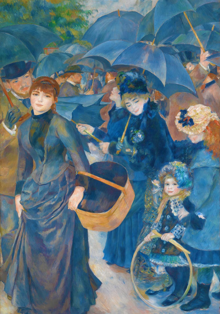The Umbrellas Painting by Pierre Auguste Renoir