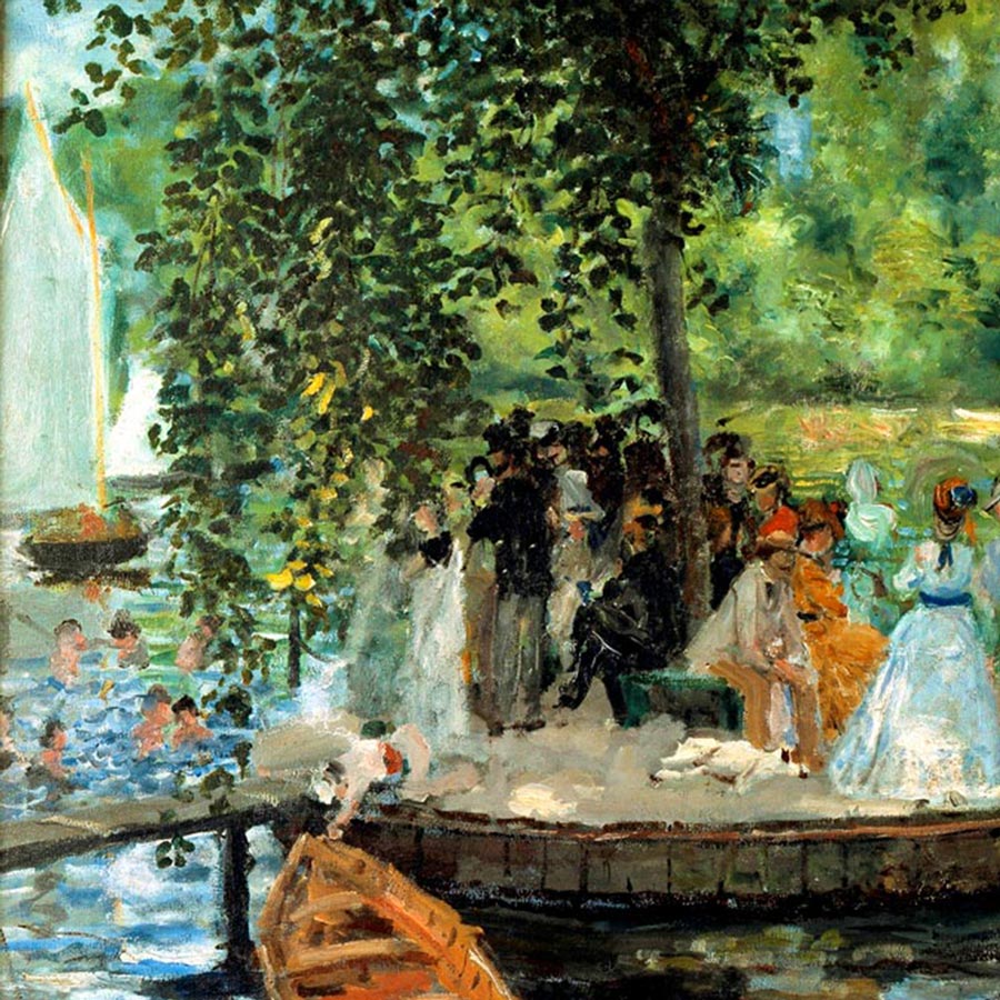 La Grenouillère Painting by Pierre Auguste Renoir