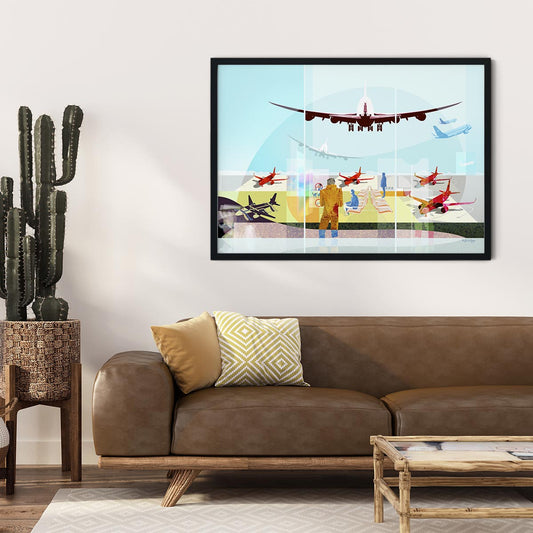Airport Day Art Print by Rufus Krieger