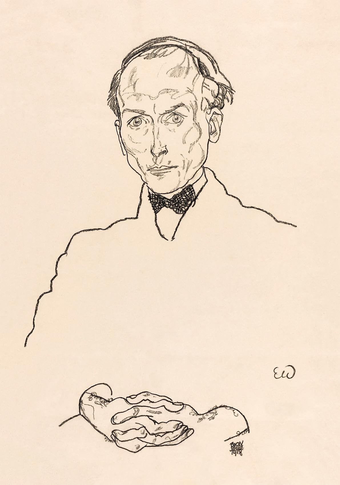 Dr Ernst Wagner by Egon Schiele