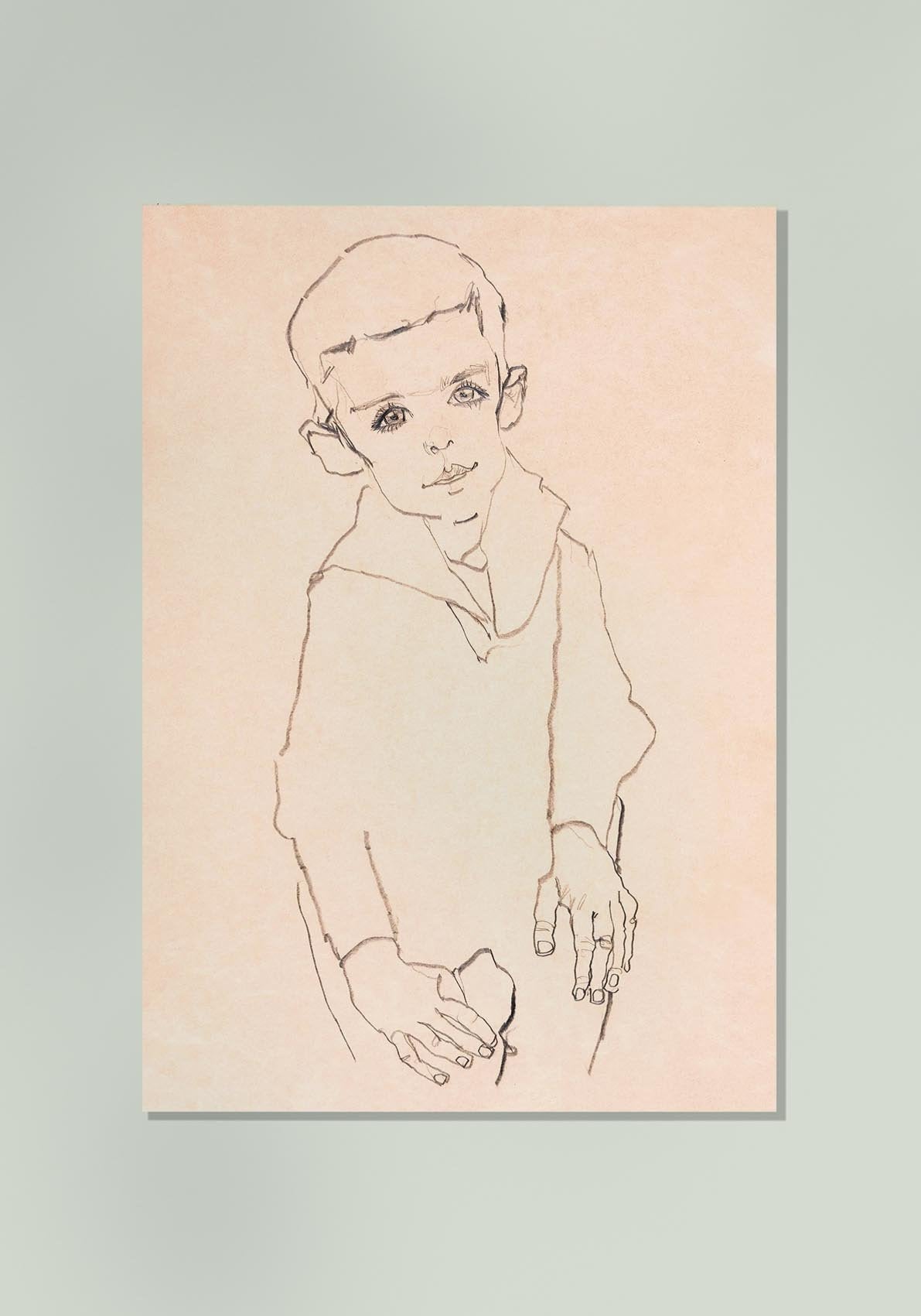 Portrait of Herbert Rainer by Egon Schiele