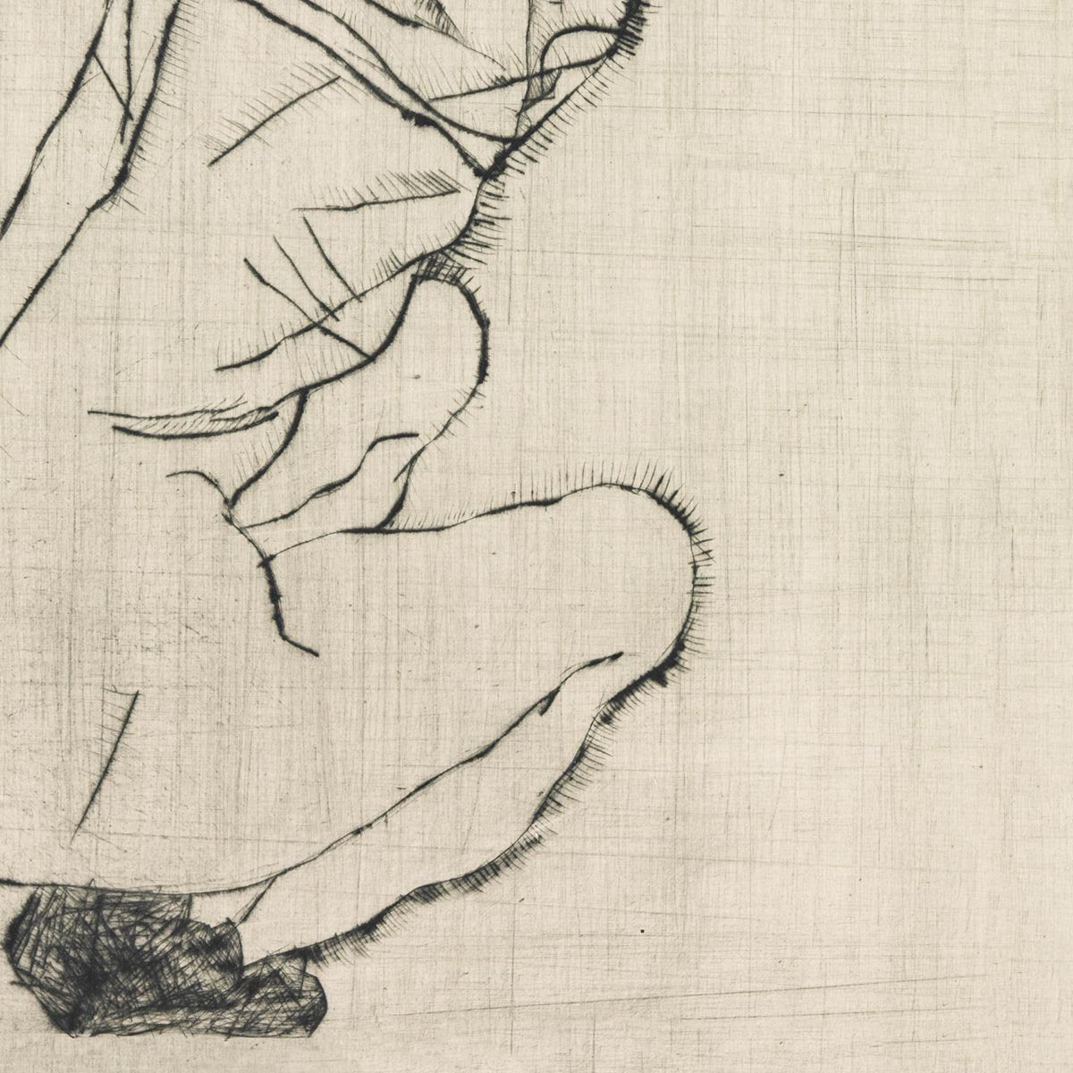 Squatting Woman by Egon Schiele