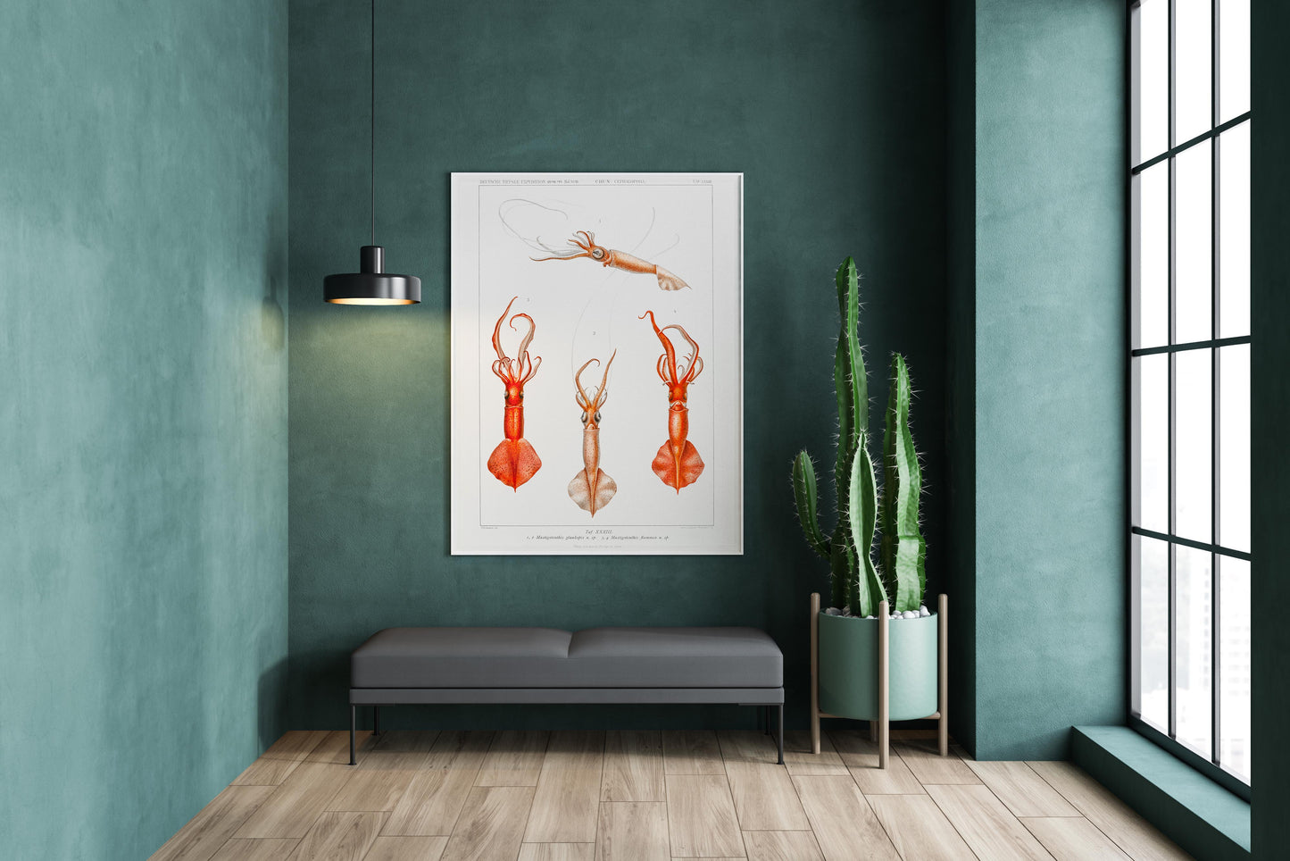 Whiplash Squid Poster