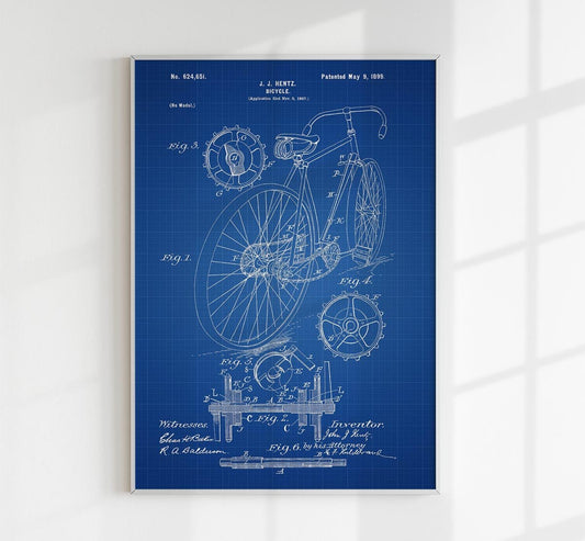 Bike Patent Poster
