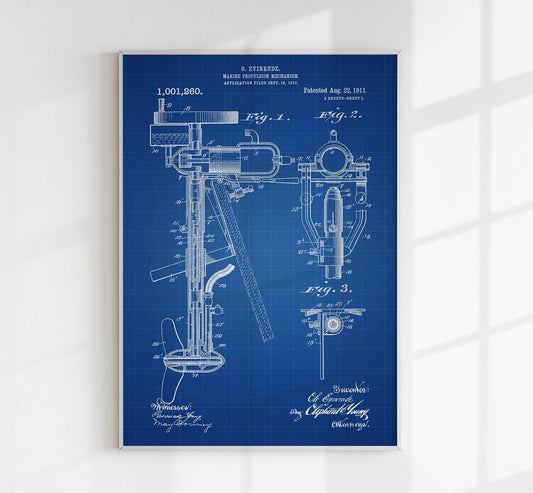 Propulsion Mechanism Patent Poster