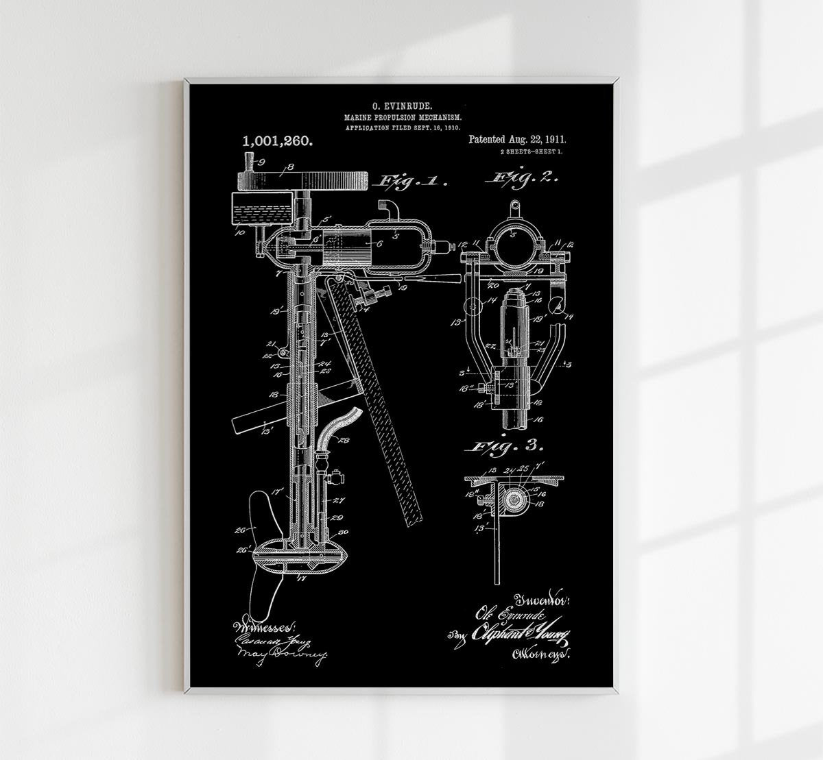 Propulsion Mechanism Patent Poster