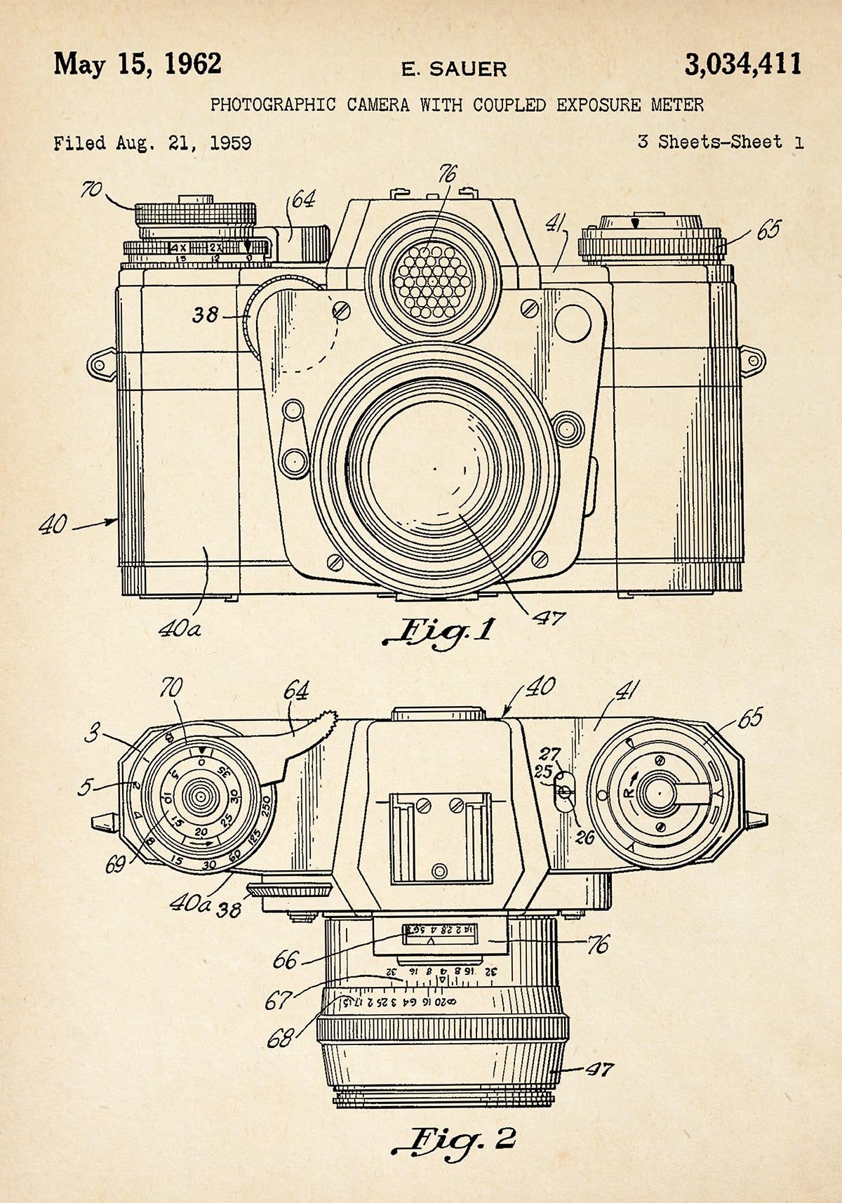 Camera Device Patent Poster