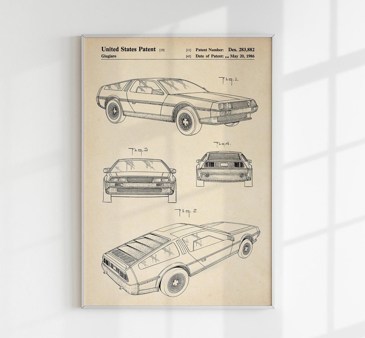 Car Patent Poster