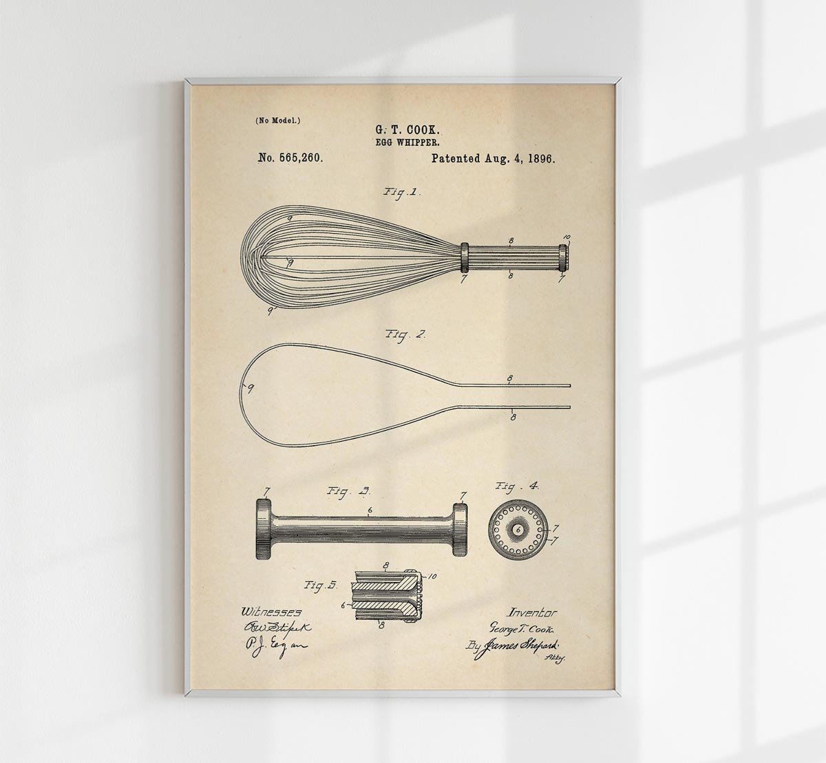 Whisk Patent Poster