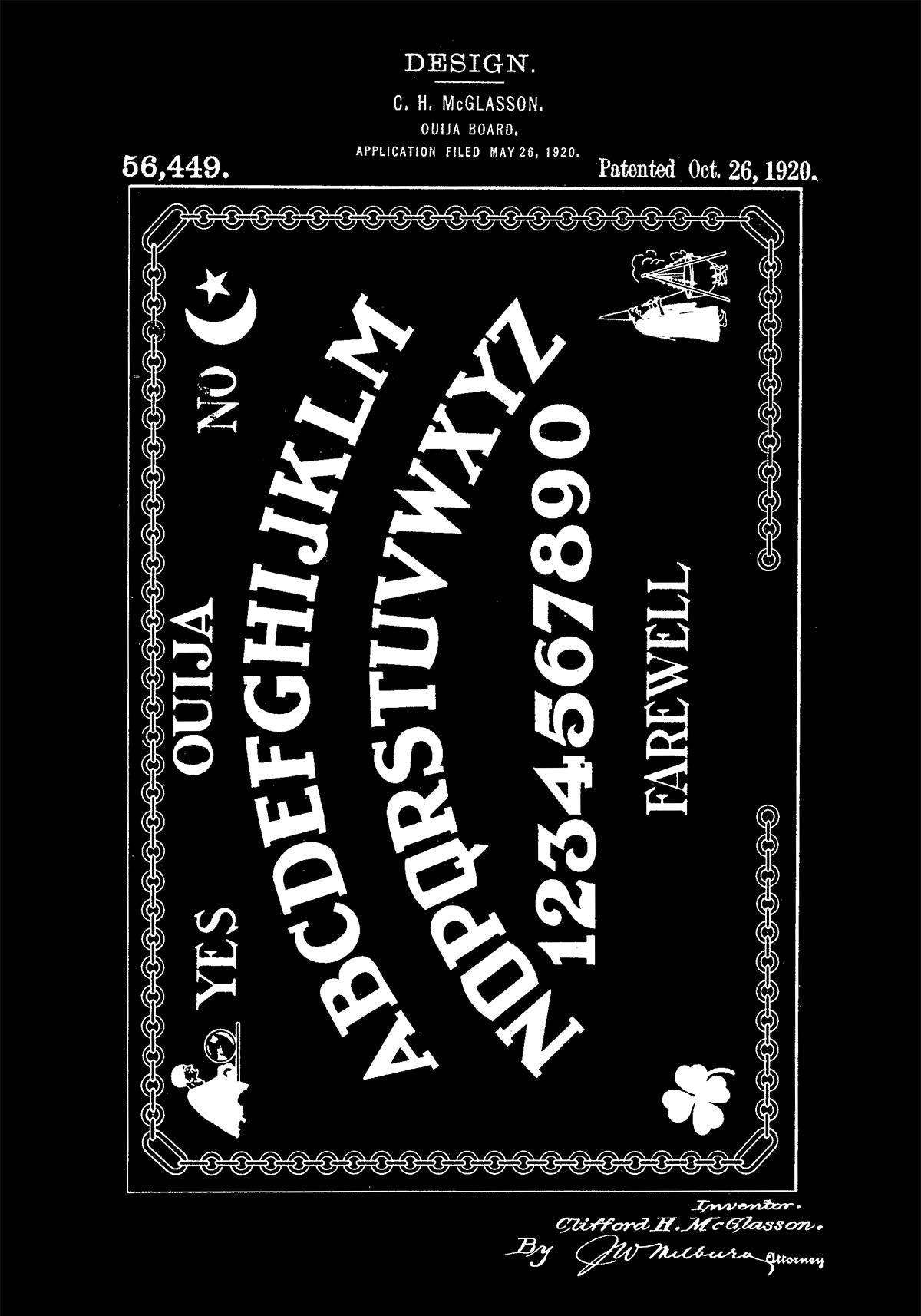Ouija Board Patent Poster