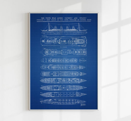 Titanic Patent Poster