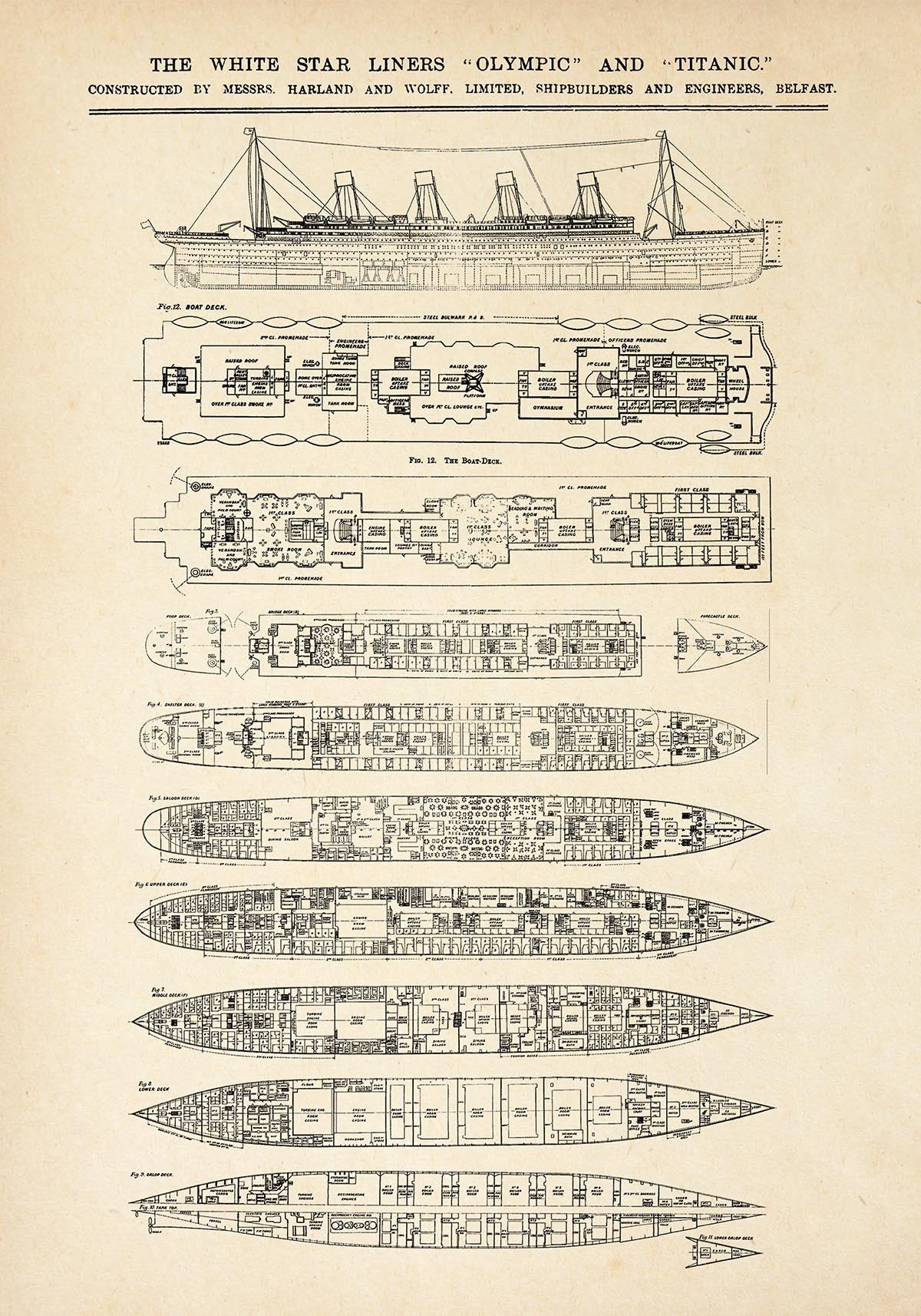 Titanic Patent Poster