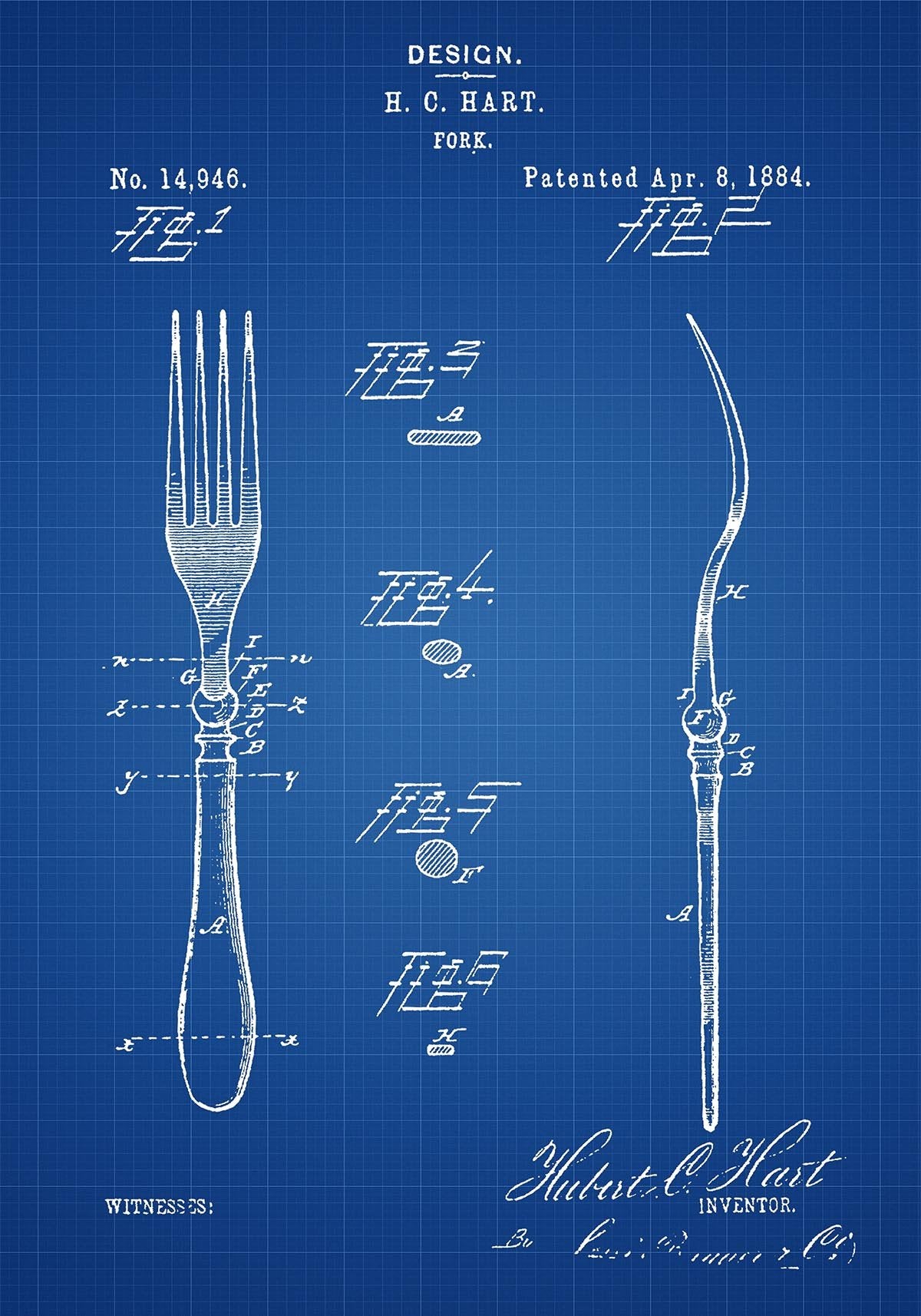 Fork Patent Poster