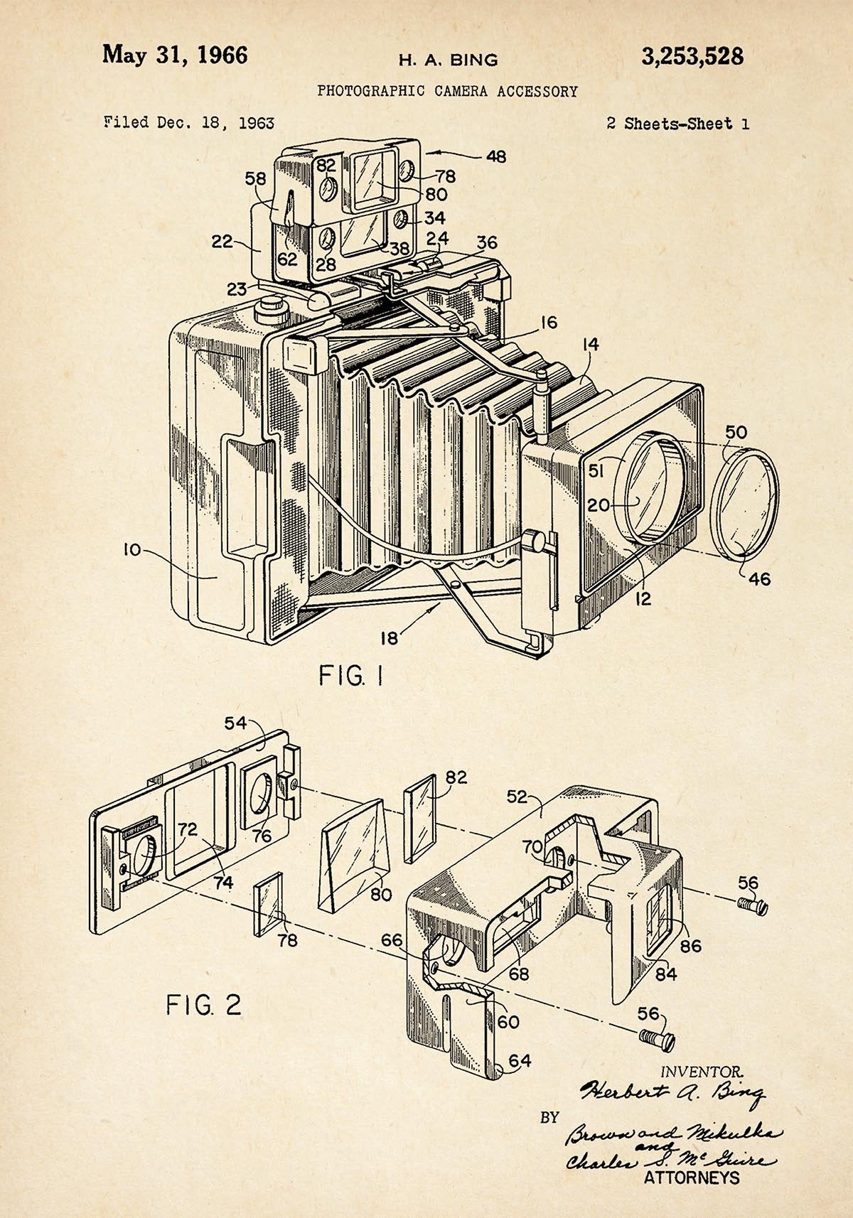 Camera Patent Nr 3 Poster