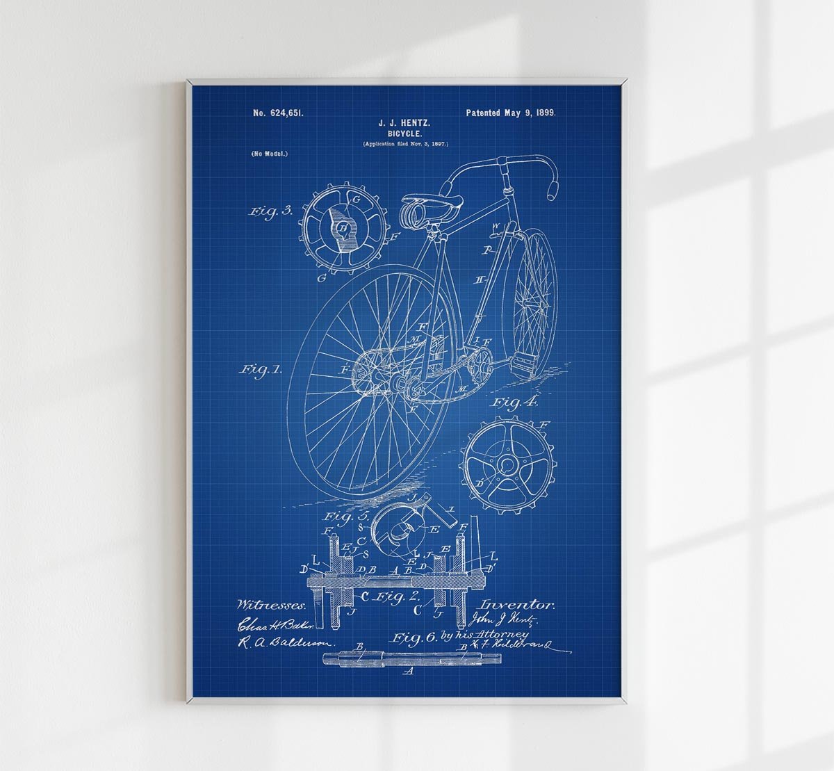 Bicycle Patent Poster
