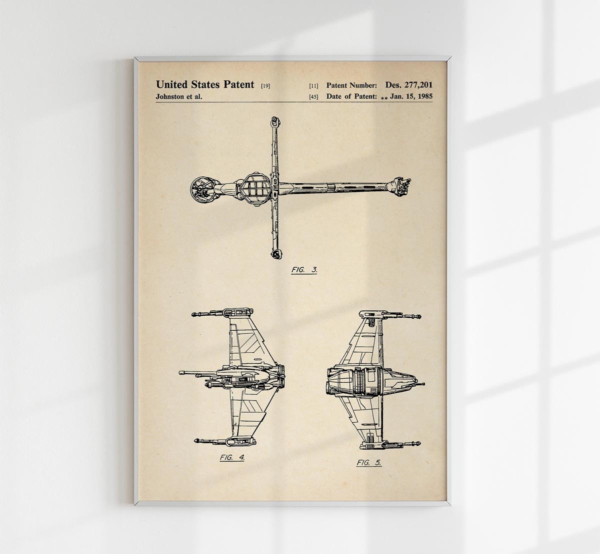 Starwars C Patent Poster