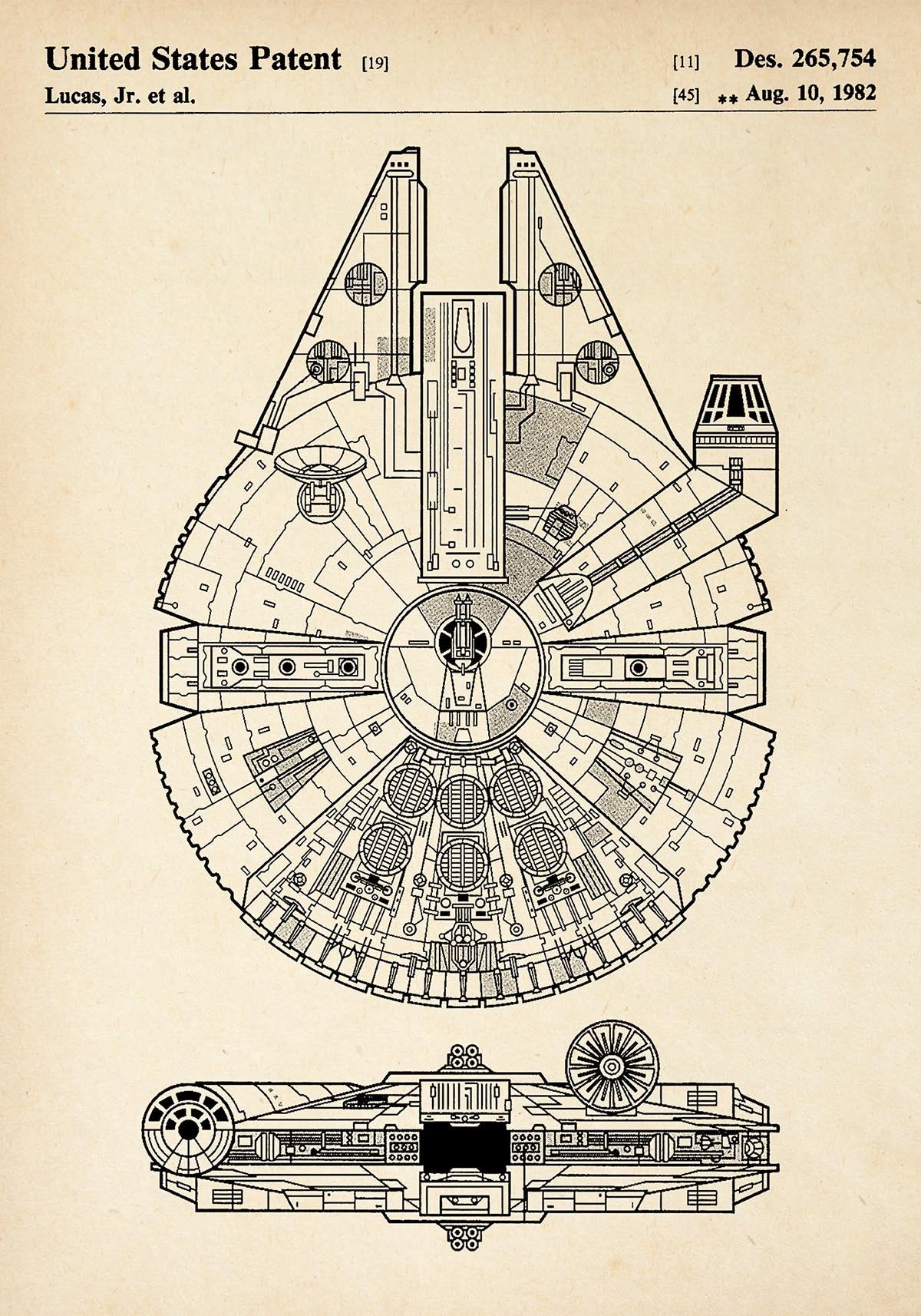 Starwars F Patent Poster