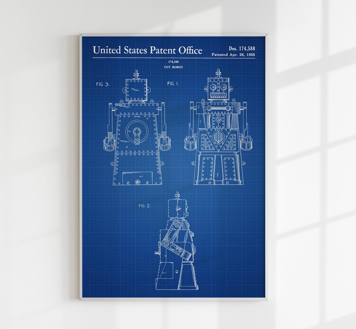Toy Robot Patent Poster