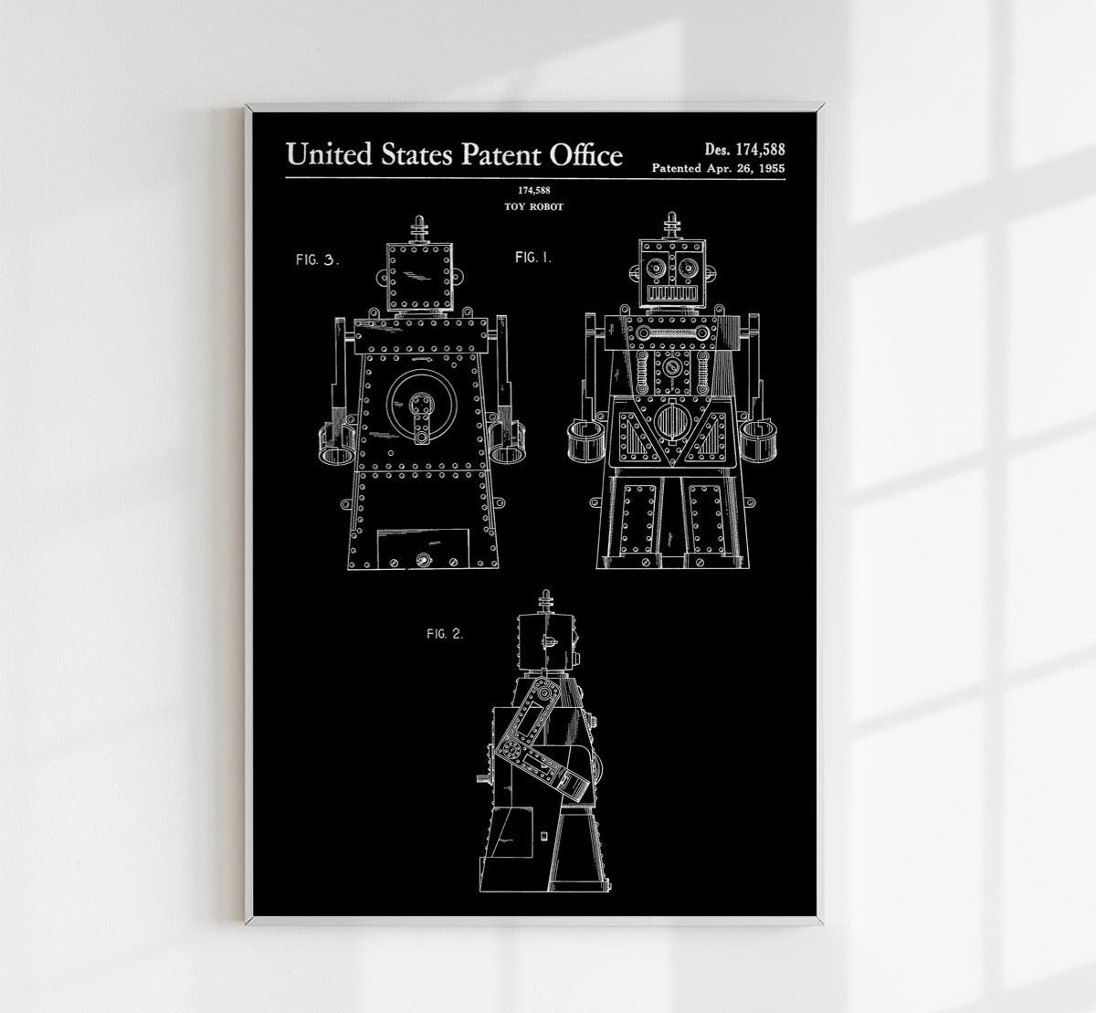 Toy Robot Patent Poster