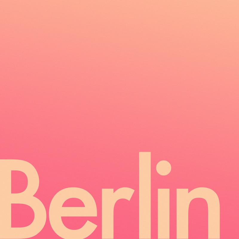 Berlin Sunset City Art Print