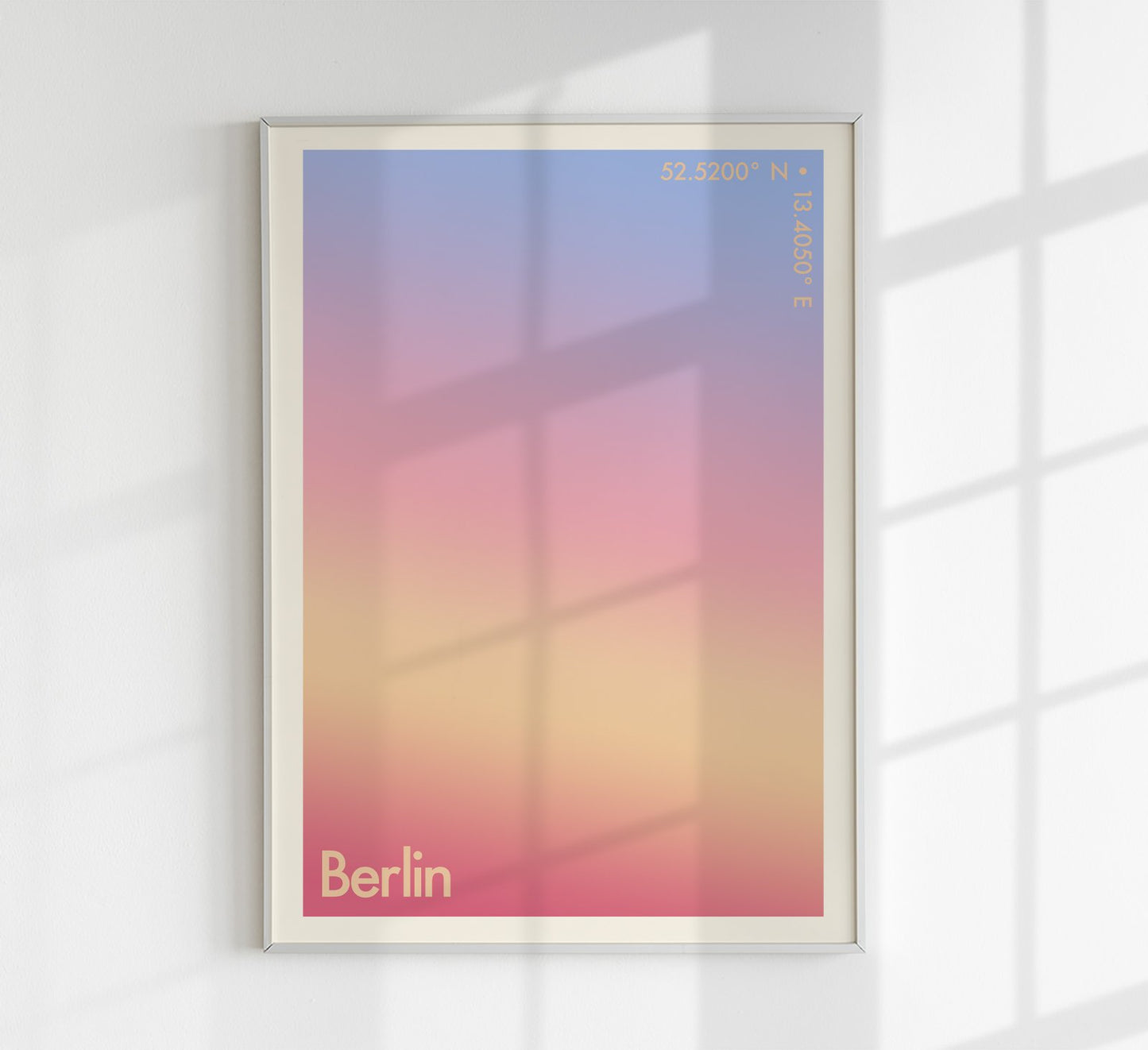 Berlin Sunset City Art Print