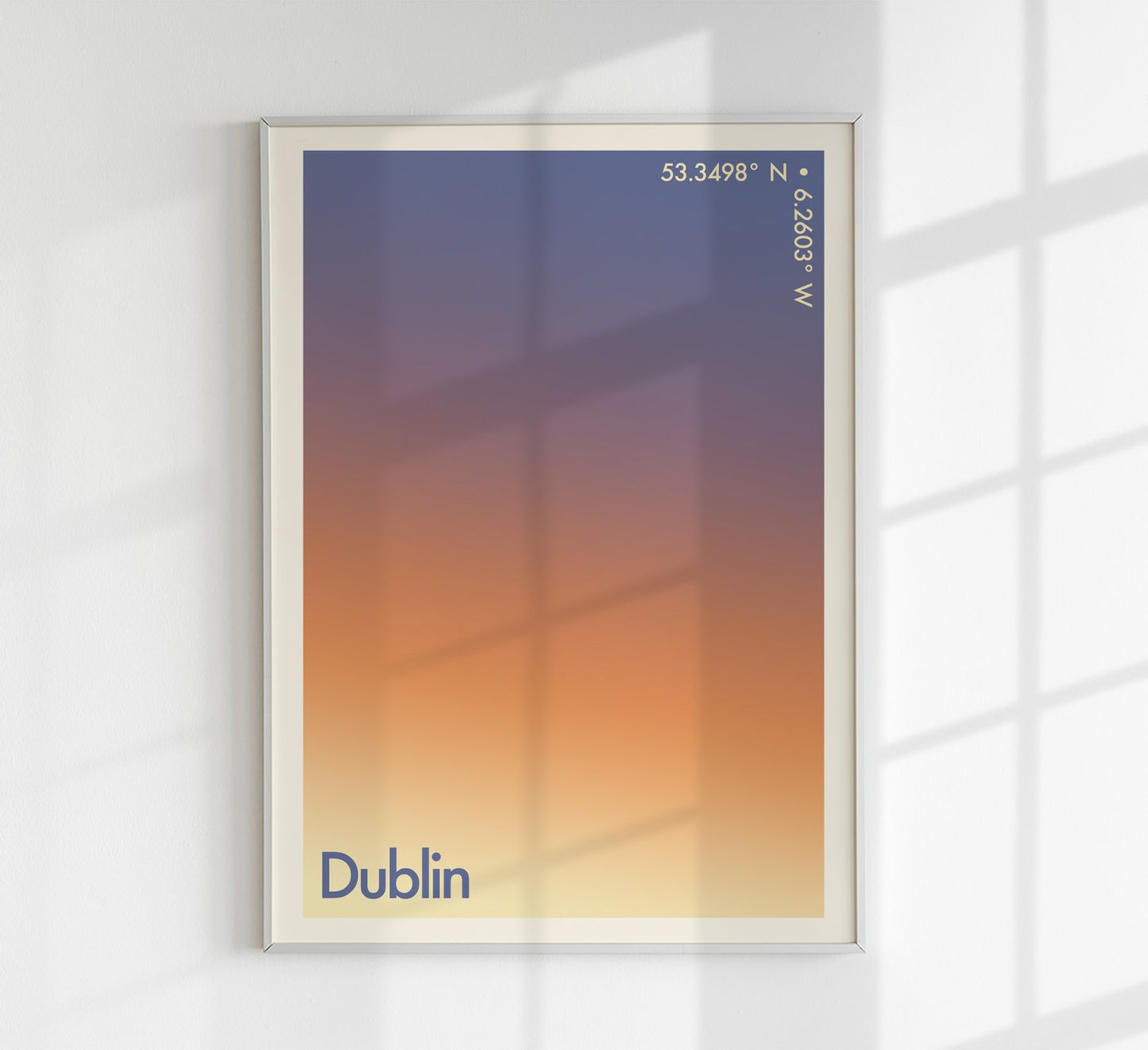 Dublin Sunset City Art Print