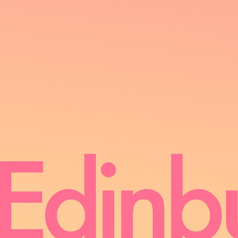 Edinburgh Sunset City Art Print