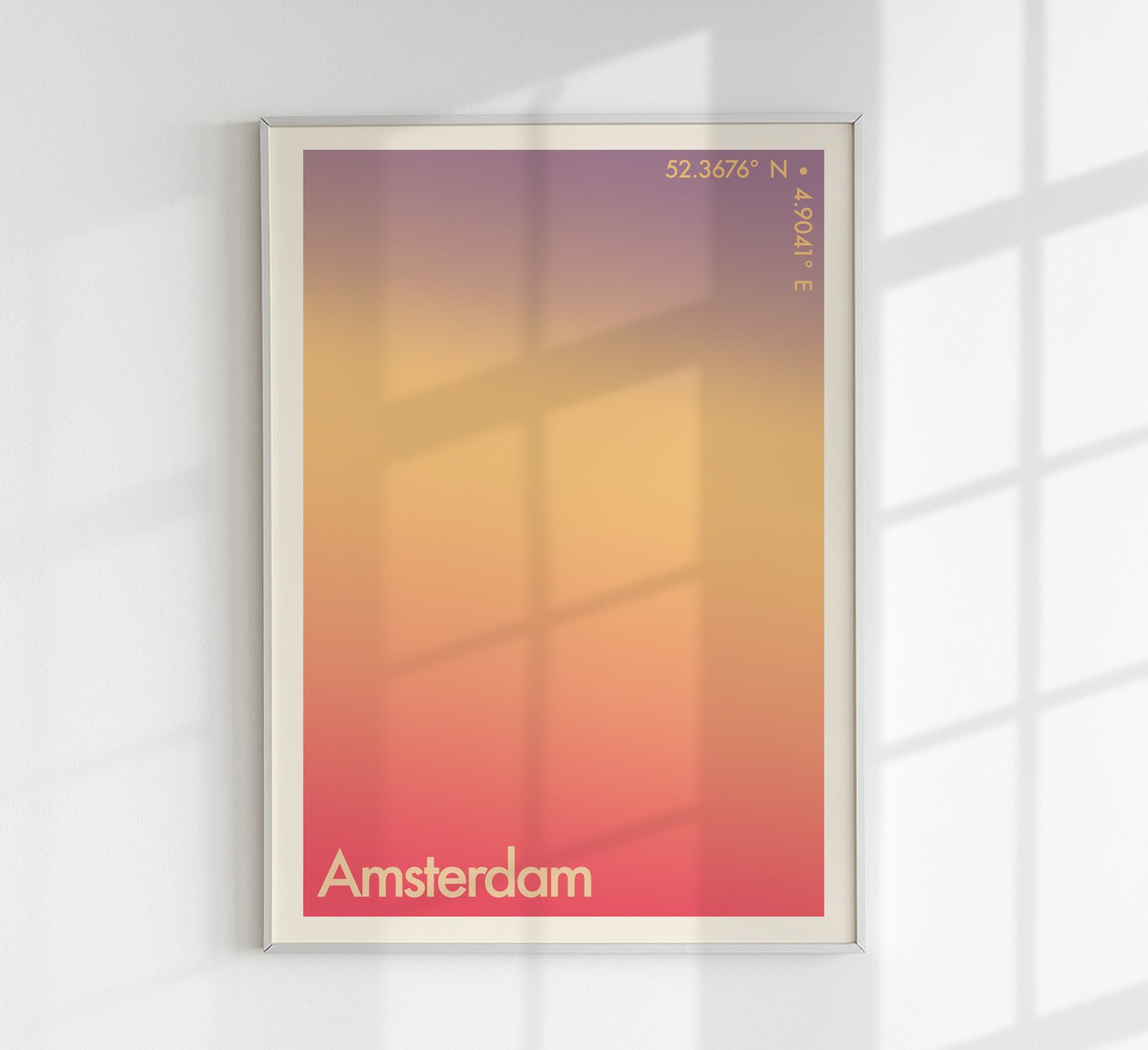Amsterdam Sunset City Art Print