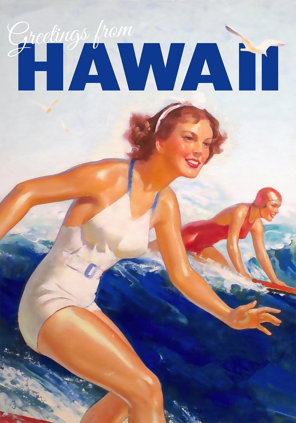 Hawaii Travel Poster