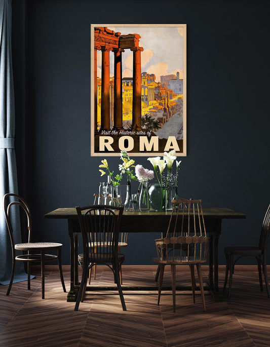 Roma Travel Poster