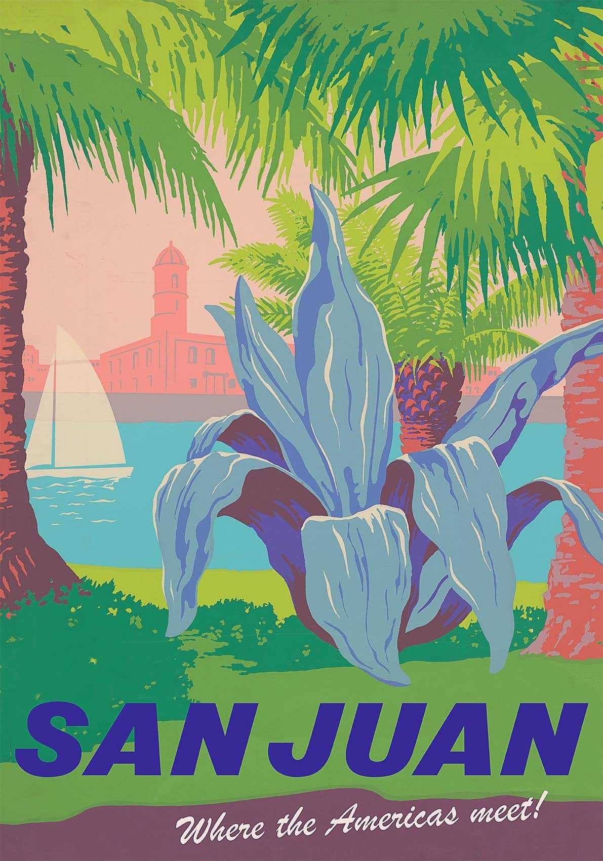 San Juan Travel Poster