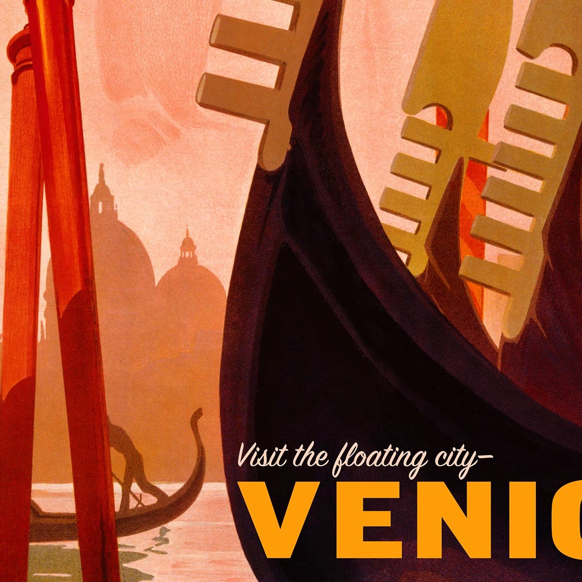 Venice Italy Travel Poster