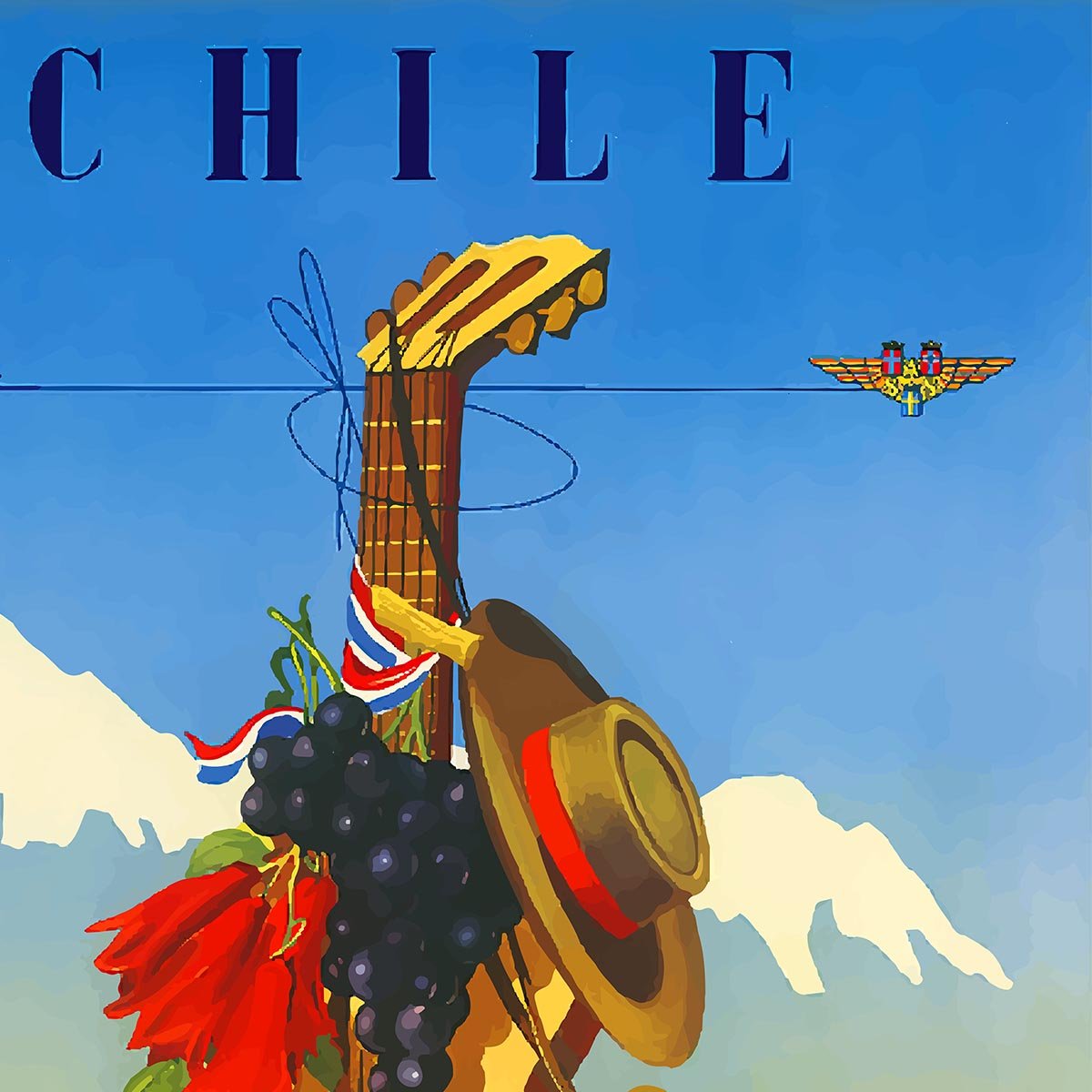 Chile Travel Poster