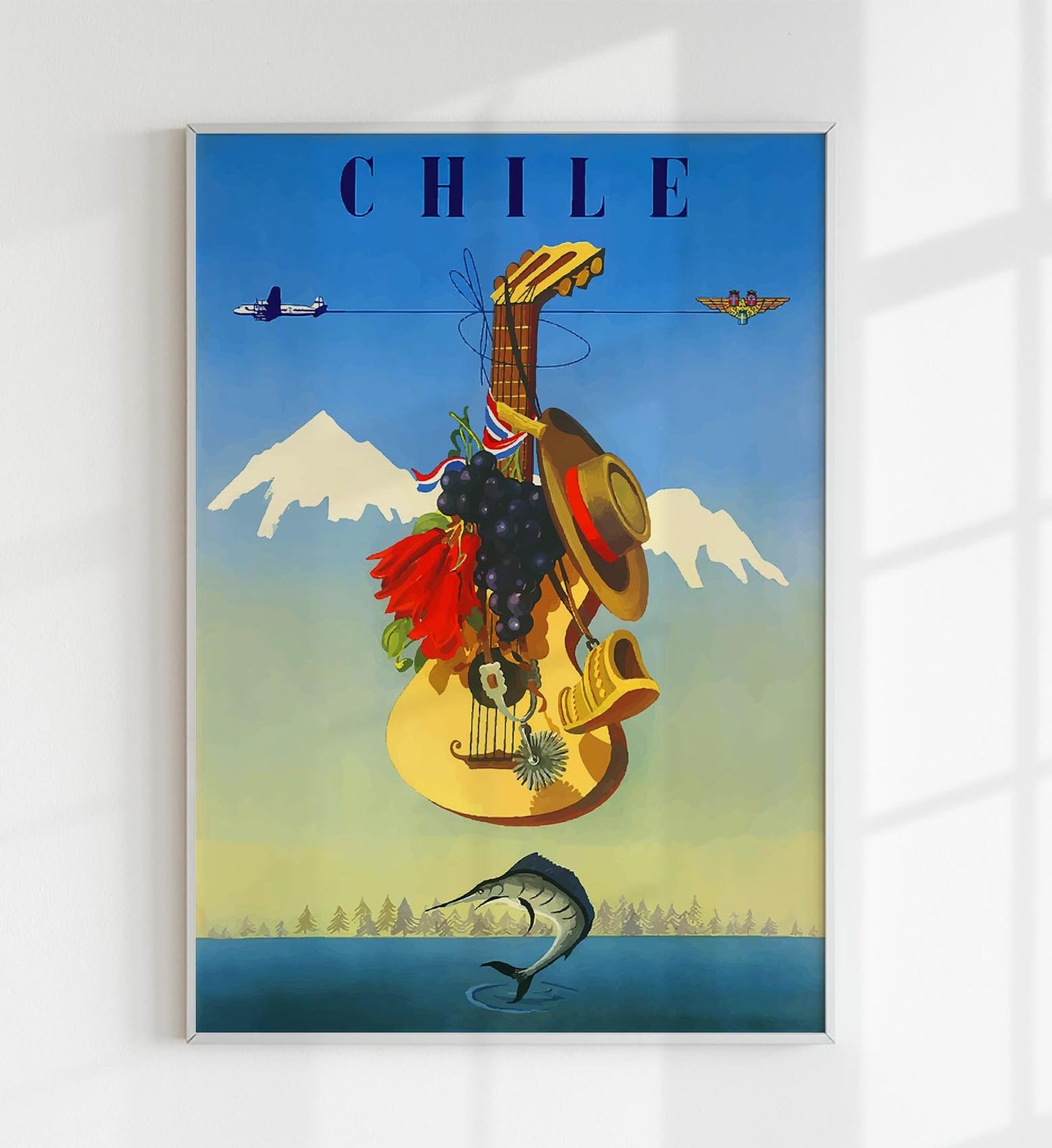 Chile Travel Poster