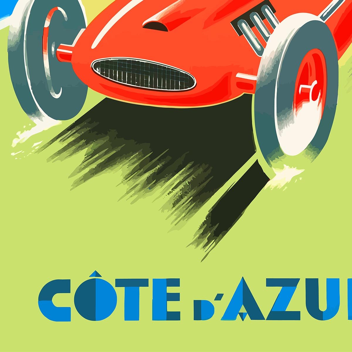 Côte d'Azur Travel Poster