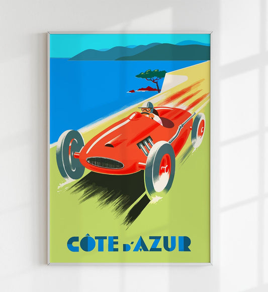 Côte d'Azur Travel Poster