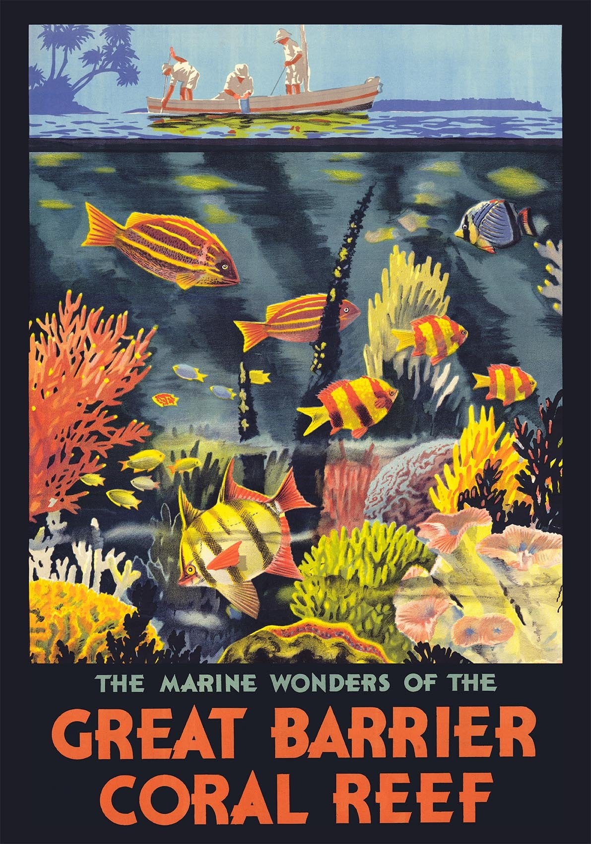 Great Barrier Reef Travel Poster