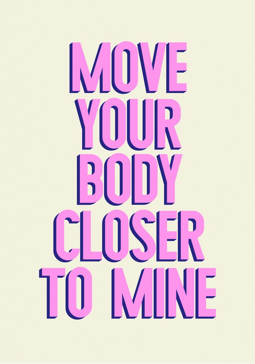 Move Your Body Art Print