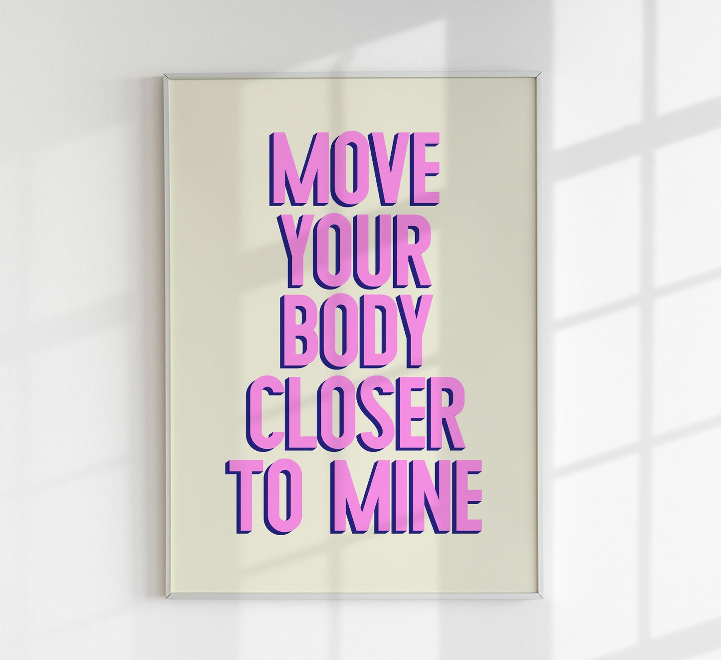Move Your Body Art Print