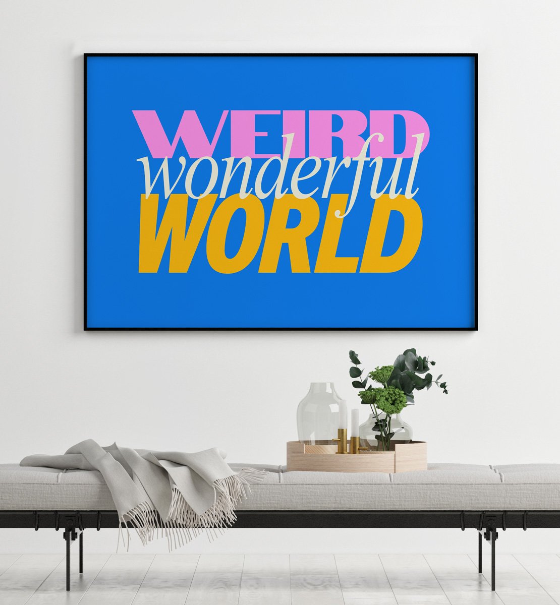 Weird Wonderful World Art Print