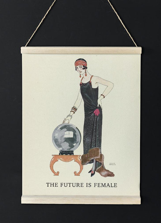 The Future is Female Vintage Poster