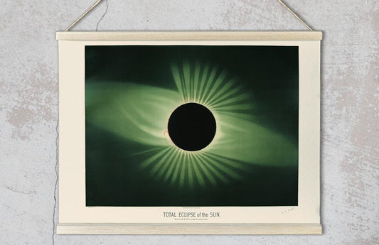Total Solar Eclipse Astronomical Poster