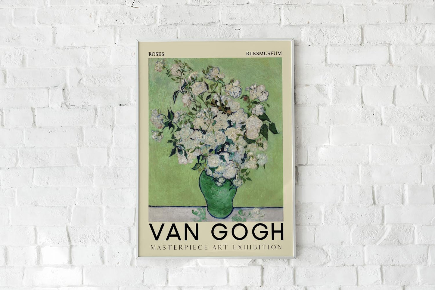 Roses Art Poster by Van Gogh