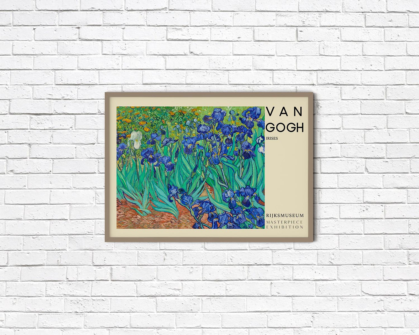 Irises Art Poster by Van Gogh