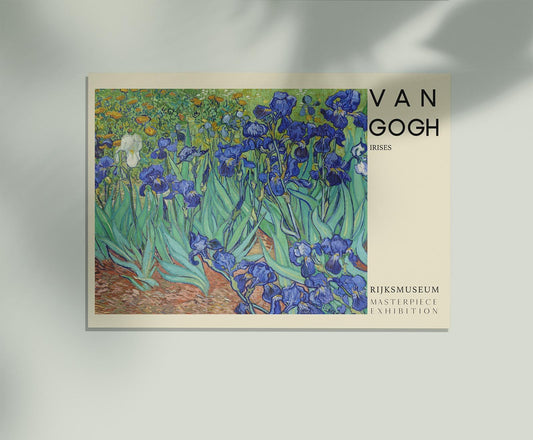 Irises Art Poster by Van Gogh