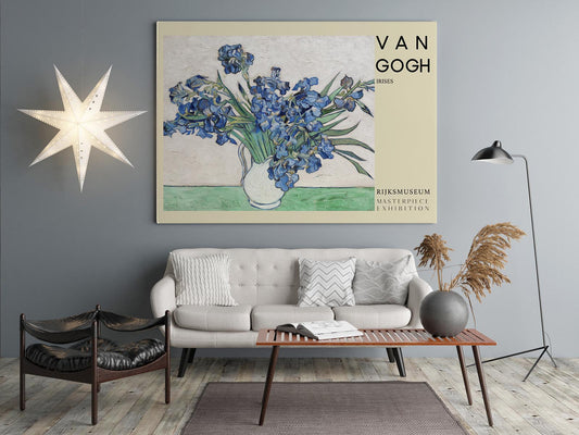 Irises Vases Art Poster by Van Gogh