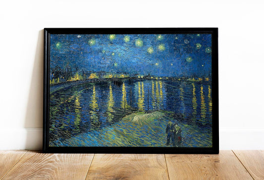 Starry Night Over the Rhone Art Print by Van Gogh