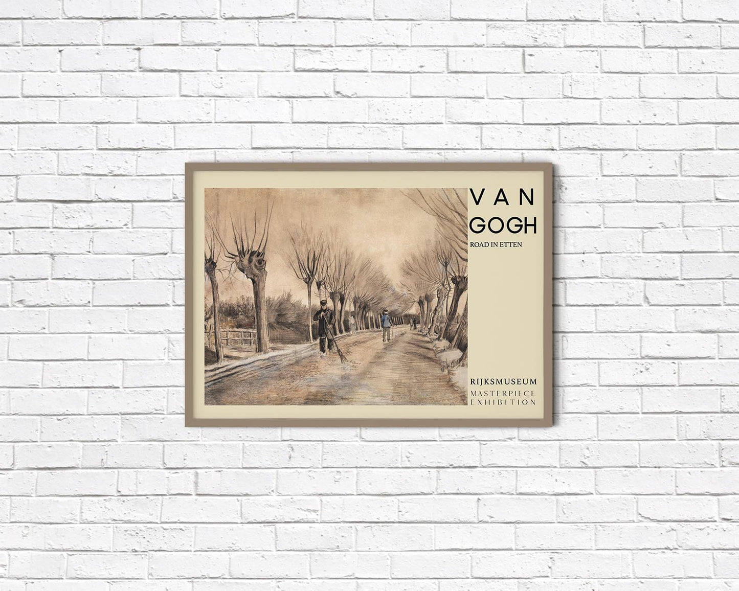 Road in Etten Art Poster by Van Gogh
