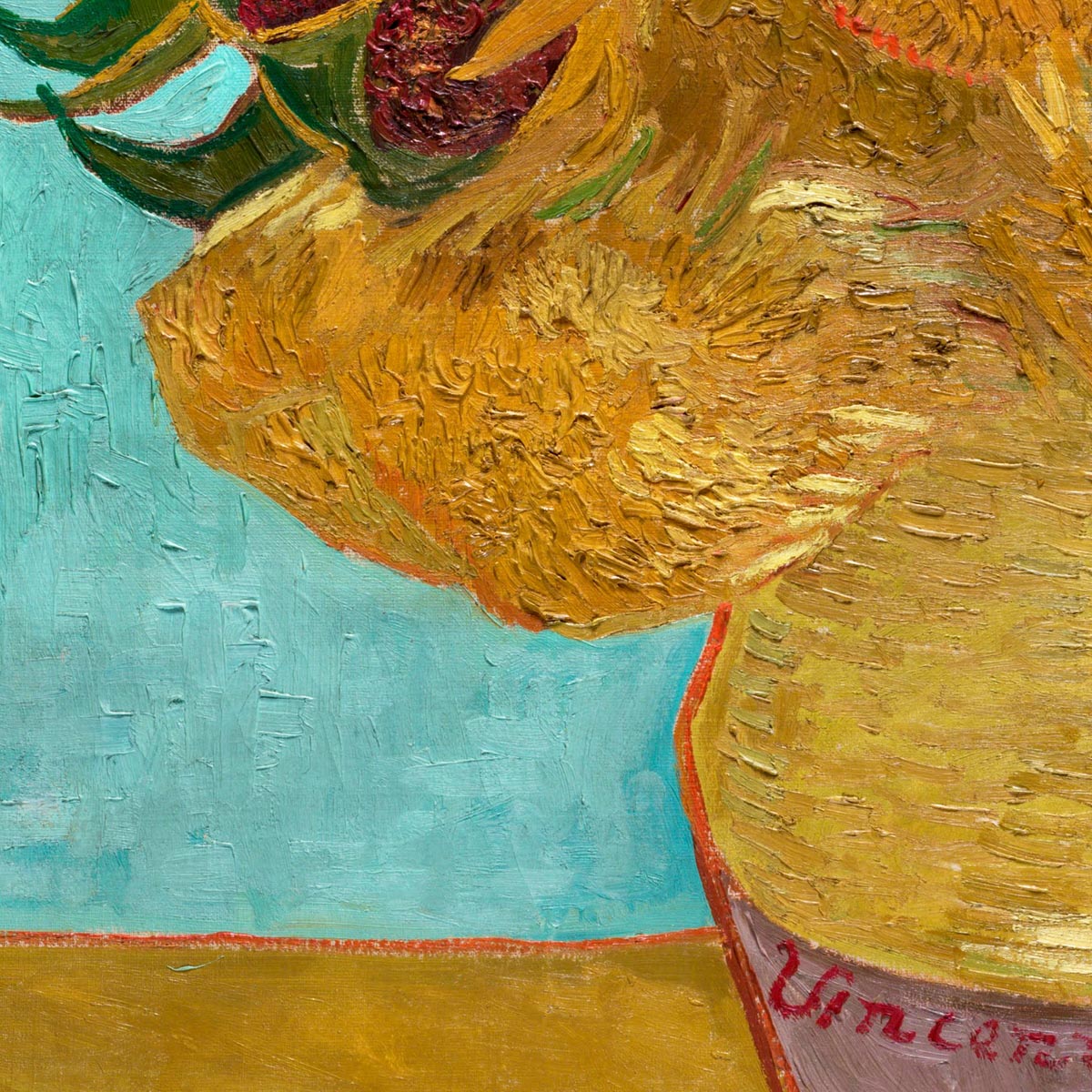 Vase with Twelve Sunflowers Art Print by Van Gogh